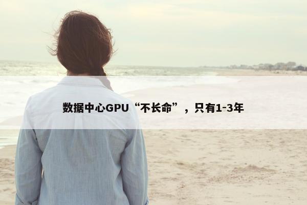 数据中心GPU“不长命”，只有1-3年