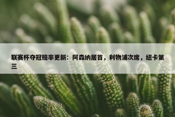 联赛杯夺冠赔率更新：阿森纳居首，利物浦次席，纽卡第三