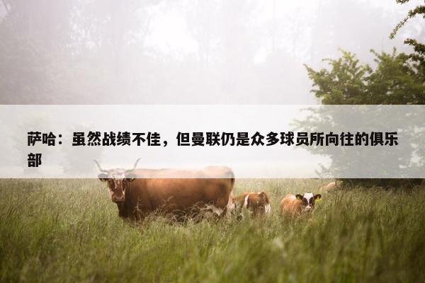 萨哈：虽然战绩不佳，但曼联仍是众多球员所向往的俱乐部