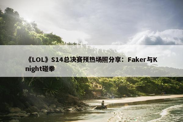 《LOL》S14总决赛预热场照分享：Faker与Knight碰拳