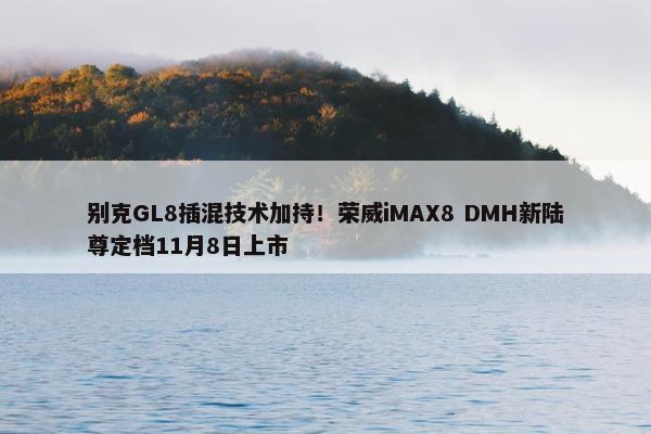 别克GL8插混技术加持！荣威iMAX8 DMH新陆尊定档11月8日上市