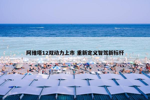 阿维塔12双动力上市 重新定义智驾新标杆