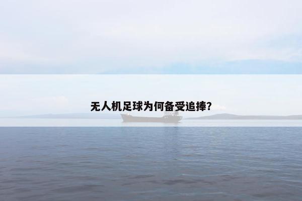 无人机足球为何备受追捧？