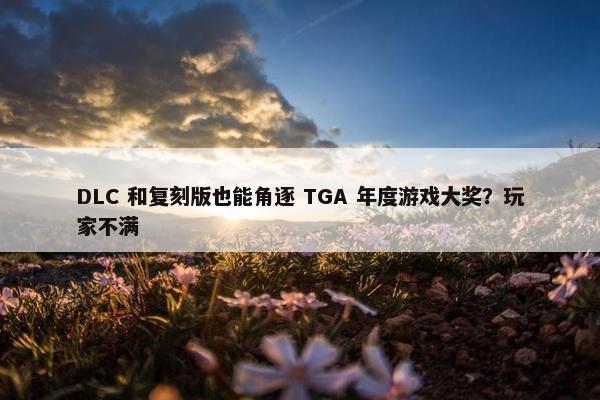 DLC 和复刻版也能角逐 TGA 年度游戏大奖？玩家不满