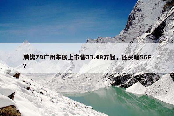 腾势Z9广州车展上市售33.48万起，还买啥56E？