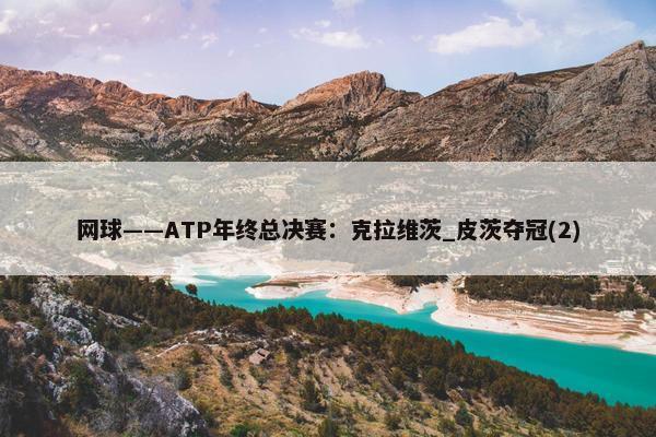 网球——ATP年终总决赛：克拉维茨_皮茨夺冠(2)