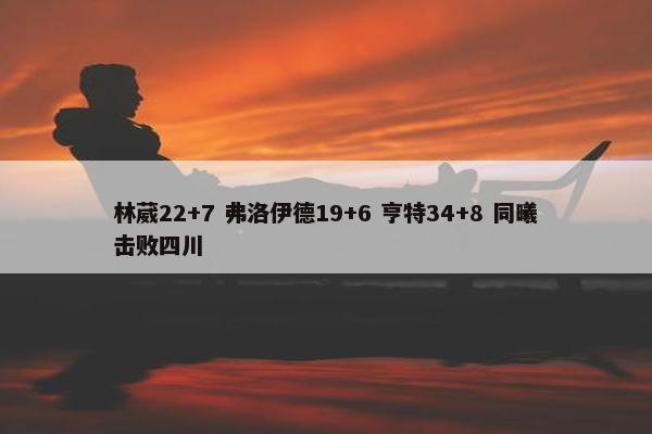 林葳22+7 弗洛伊德19+6 亨特34+8 同曦击败四川