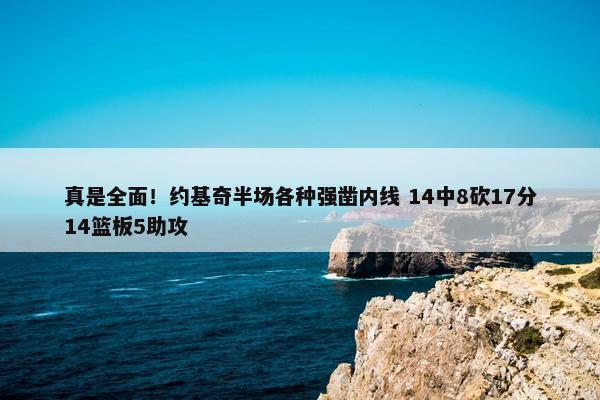 真是全面！约基奇半场各种强凿内线 14中8砍17分14篮板5助攻