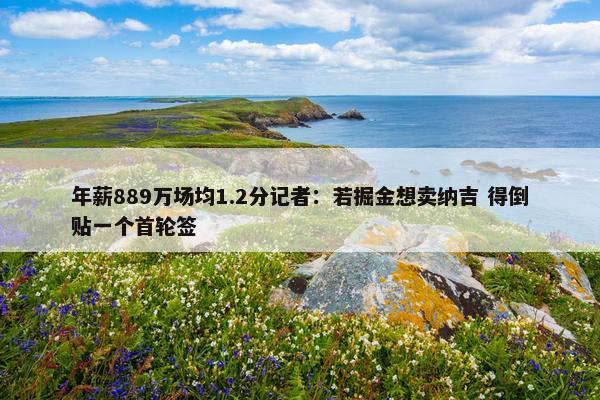 年薪889万场均1.2分记者：若掘金想卖纳吉 得倒贴一个首轮签