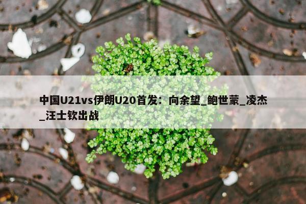 中国U21vs伊朗U20首发：向余望_鲍世蒙_凌杰_汪士钦出战