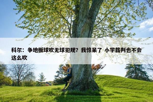 科尔：争地板球吹无球犯规？我惊呆了 小学裁判也不会这么吹