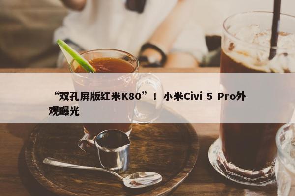 “双孔屏版红米K80”！小米Civi 5 Pro外观曝光