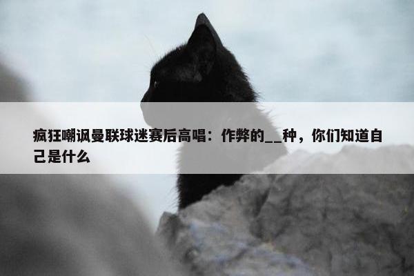 疯狂嘲讽曼联球迷赛后高唱：作弊的__种，你们知道自己是什么