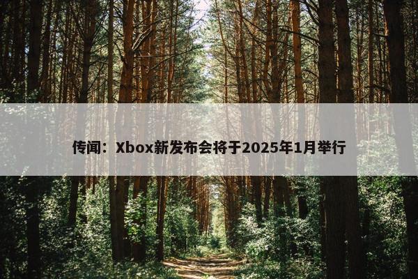 传闻：Xbox新发布会将于2025年1月举行