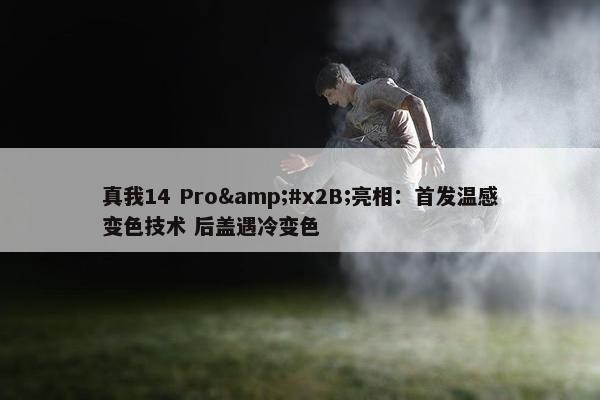 真我14 Pro&#x2B;亮相：首发温感变色技术 后盖遇冷变色