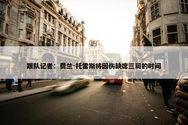 跟队记者：费兰-托雷斯将因伤缺席三周的时间