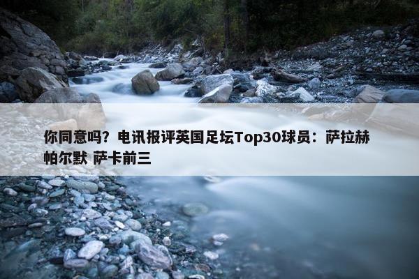 你同意吗？电讯报评英国足坛Top30球员：萨拉赫 帕尔默 萨卡前三