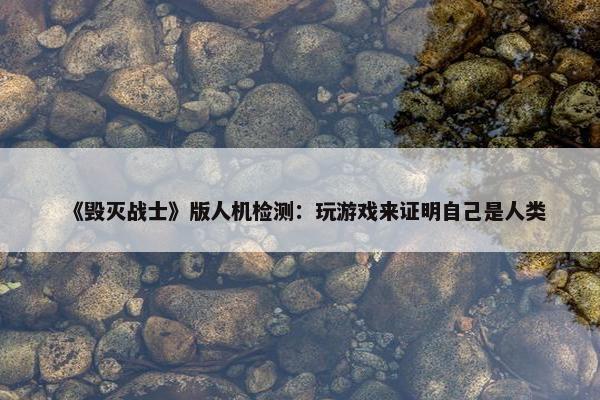 《毁灭战士》版人机检测：玩游戏来证明自己是人类