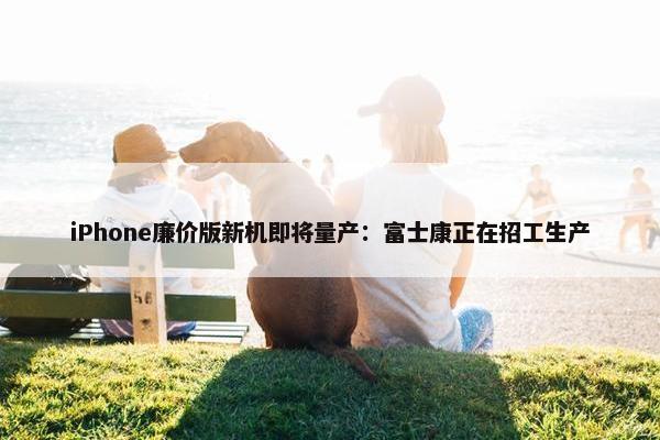 iPhone廉价版新机即将量产：富士康正在招工生产