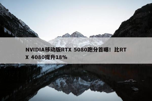 NVIDIA移动版RTX 5080跑分首曝！比RTX 4080提升18%