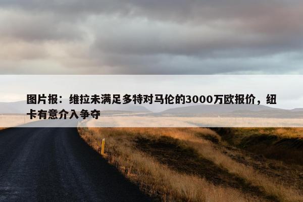 图片报：维拉未满足多特对马伦的3000万欧报价，纽卡有意介入争夺