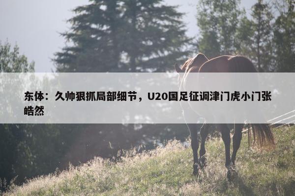 东体：久帅狠抓局部细节，U20国足征调津门虎小门张皓然