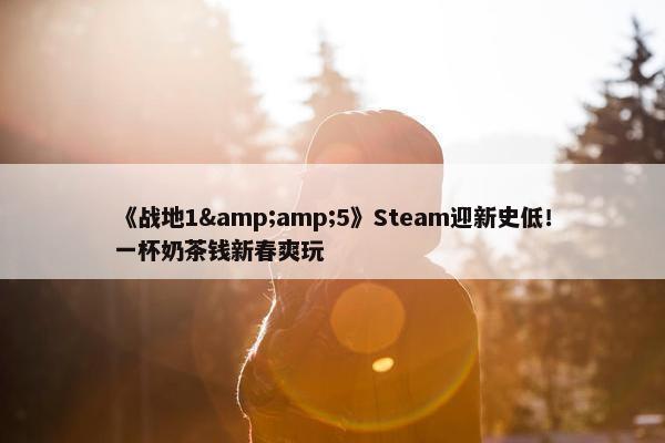 《战地1&amp;5》Steam迎新史低！一杯奶茶钱新春爽玩