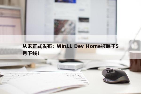 从未正式发布：Win11 Dev Home被曝于5月下线！