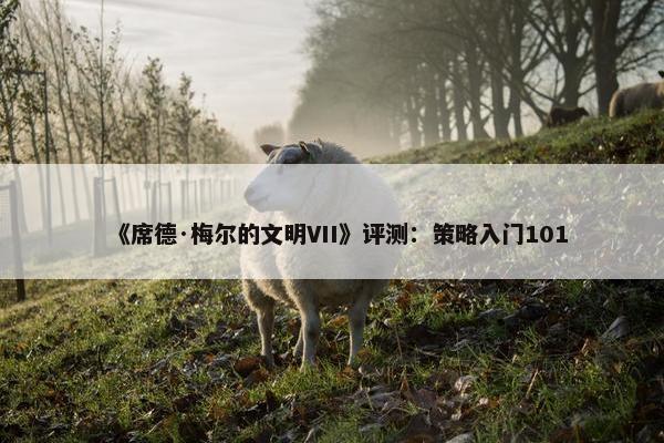 《席德·梅尔的文明VII》评测：策略入门101