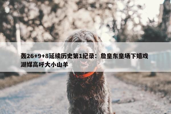 轰26+9+8延续历史第1纪录：詹皇东皇场下嬉戏 湖媒高呼大小山羊